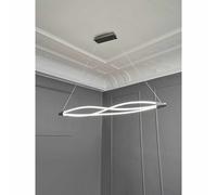 Lampe À Pendre LED Décor Swirl 128Cm 22W Blanc Chaud Dimmable