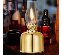 Lampe à pétrole, lampe à huile, lanterne en métal et verre, monture rotative, lampe à huile rétro, pour l'intérieur et l'extérieur, coupe-vent, lampe à huile antique, vintage, éclairage d'urgence