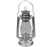 Lampe à pétrole - MFH - 26803 - Argent - Lanterne de tempête - Éclairage d'ambiance