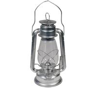 Max Fuchs Lanterne tempête 26803 – Lampe à huile en zinc pour camping et jardin, argent