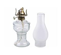 Lampe à pétrole tempête rétro - 32 cm [Lunartec]