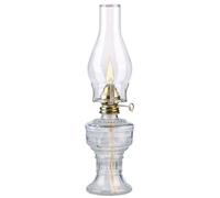 Lampe à pétrole tempête rétro - 32 cm [Lunartec]