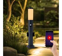 Lampe à Pied Lampadaire Dimmable Smart LED de Jardin Détecteur Mouvement
