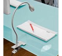 Lunartec Lampe à pince col de cygne avec LED 3 W intégrée