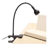 Lampe à Pince De Lecture LED Adjustable USB Rechargeable Fexible Bureau Pr Livre