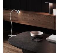 Lampe à Pince de Table Chambre à Coucher Flexo Pivotant 1 à Flammes LED H 48 CM