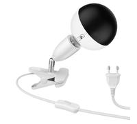 Lampe à pince E27 LIK blanc incl. ampoule E27 à miroir de tête 660lm blanc [EEK: F]
