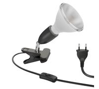 Lampe à pince E27 LIK noire in mpoule réflecteur E27 PAR38 LED 1395lm