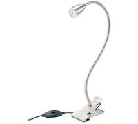 Lunartec Lampe à Pince avec col de Cygne et LED 3 W intégrée