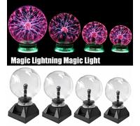 Lampe À Plasma Tactile, Boule Magique, Sensible Au Son, Décoration De Fête, Chambre D'enfant, Cadeau D'anniversaire Pour Petite Amie