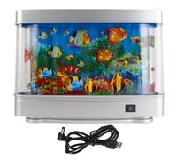 Lampe à poisson, lampe à poisson sensorielle en mouvement réaliste, Lumière nocturne d'aquarium artificiel pour les enfants, bébé, décoration de bureau de bureau chambre, lumière, sensorielle, bul