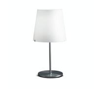 Lampe à Poser 3247 , Grand , Finition Nickel Satin/ Brossé/Blanc