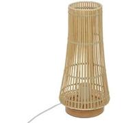 Atmosphera Lampe à poser Mahé H38 cm Bambou Beige