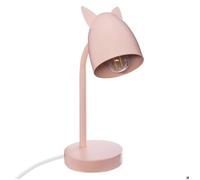 Atmosphera Lampe de bureau avec oreilles en métal rose - 31 cm