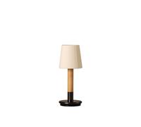 Lampe à Poser à Piles Basic Minimum Naturel/ Bouleau/ Bronze