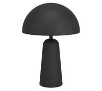Lampe à poser ARANZOLA E27 1X40W en acier noir et blanc D300mm