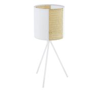 Lampe à poser ARNHEM E27 1X40W en acier blanc D240mm