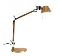 Artemide Tolomeo Micro Tavolo, doré - avec pied de lampe