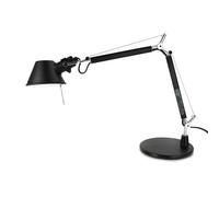 Artemide Tolomeo Micro Tavolo, noir - avec pied de lampe