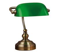 Lampe À Poser Bankers, Hauteur 25 Cm Vert Vert