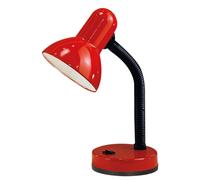 Lampe à poser BASIC E27 1X40W en matière synthétique rouge 0x0x300mm