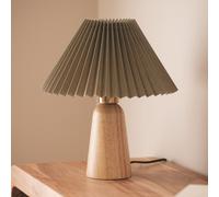 LEDKIA LIGHTING Lampe à Poser Bois Willow Vert kaki