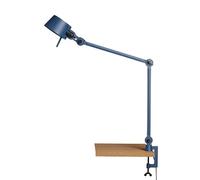 Lampe à Poser Bolt à Double Bras avec Pince, Bleu Tonnerre