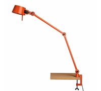 Lampe à Poser Bolt à Double Bras avec Pince, Orange Vif