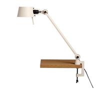 Lampe à Poser Bolt à Un Bras avec Pince, Blanc Éclatant
