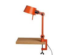 Lampe à Poser Bolt Courte à Un Bras avec Pince, Orange Vif