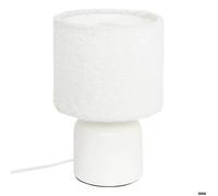Lampe à poser Bona bouclette blanc H22cm - Atmosphera createur d'interieur