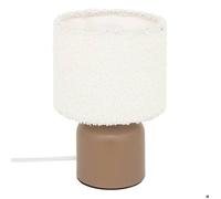 Atmosphera Lampe à poser Bona Bouclette H22 cm Marron