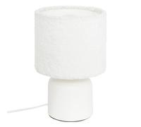 Atmosphera – Lampe à poser Bona Bouclette H22 cm Blanc