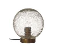 Lampe à Poser Boule "Lounge" 22cm Transparent