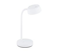 Lampe à poser CABALES LED 4,6W en matière synthétique blanc D140mm