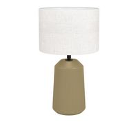 Lampe à poser CAPALBIO E27 1X40W en céramique couleur sable D230mm