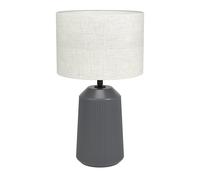 Lampe à poser CAPALBIO E27 1X40W en céramique gris D230mm