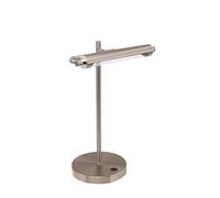 Lampe à poser CASAMARTE LED 4,4W en acier nickel mat 250x170x355mm