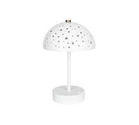Atmosphera for Kids - Lampe à Poser Champignon "Étoiles" 26cm Blanc Blanc G