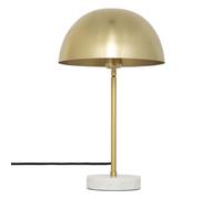 Atmosphera - Lampe à poser Champignon Lilio 46 cm - métal et marbre doré
