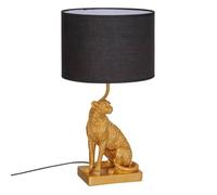 Lampe à poser champignon secteur Gepi doré H47,5cm - Atmosphera createur d'interieur