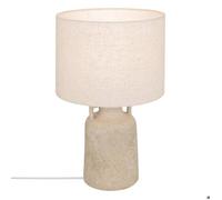 Atmosphera - Lampe à poser champignon secteur gibus gris h45,5cm