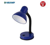 Lampe A Poser - CHARLESTON: Lampe de bureau avec culot E27, bleu