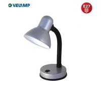 Lampe A Poser - CHARLESTON: Lampe de bureau avec culot E27, silver