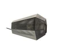 Lampe à poser CHIAVICA E27 1X28W en acier nickel noir 250x175x205mm