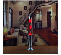 Lampe à poser - Cire Lave Du Volcan - Méduse - 25W - Alliage D'aluminium - Rouge