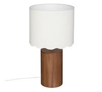 Lampe à Poser Cylindrique "Vania" 50cm Marron