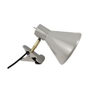 Lampe à Poser de Chevet avec Pince, Brun