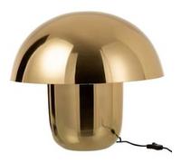 Lampe de table champignon 50 cm en métal doré Doré