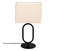 Atmosphera - Lampe à poser Alec en métal noir H52 cm